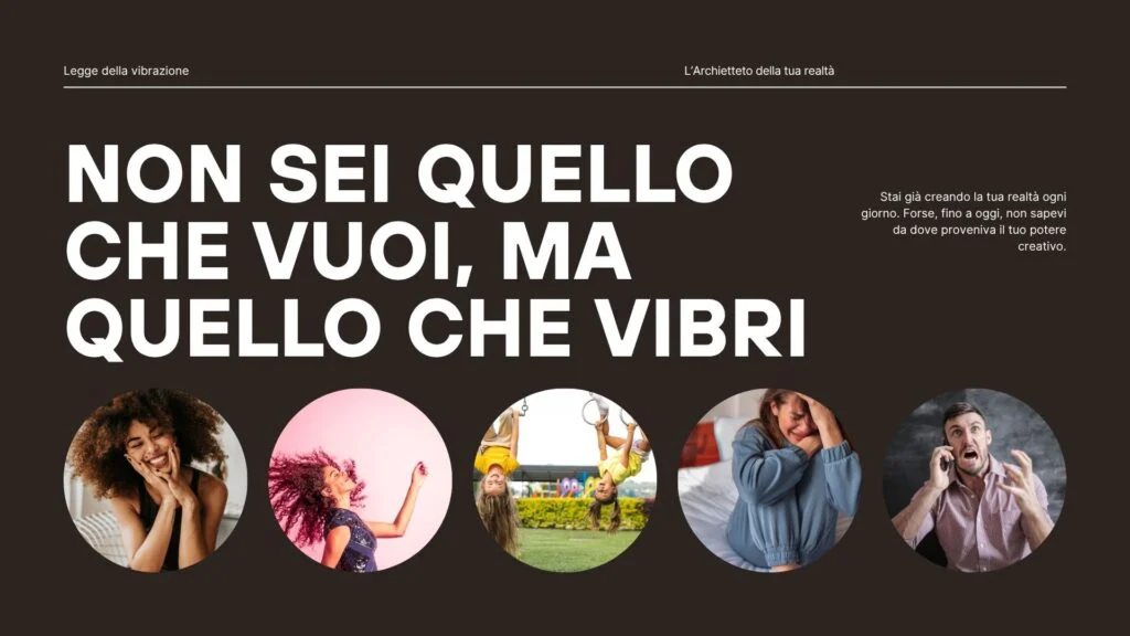 legge universale della vibrazione