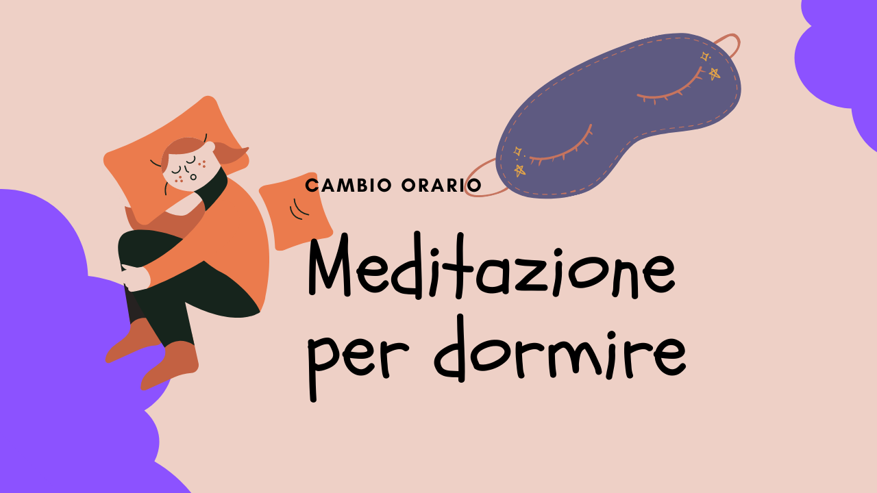 Bianco Rosso Arancione Basato sul Cibo Viaggio Gastronomico Anteprima YouTube 4 - Caterina Cambareri - 36M. Meditazione per dormire - cambio ora